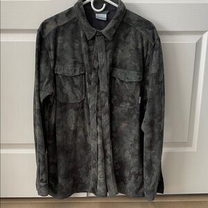 Camouflage Button-Up Shirt